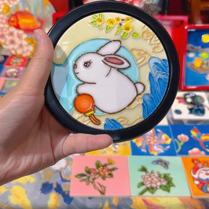 瓷片瓷板画艺术作品