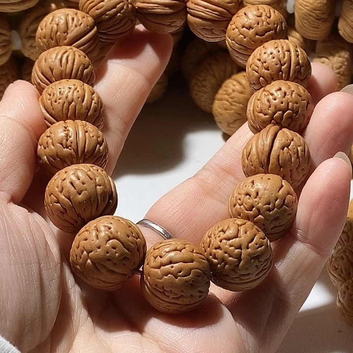 㿝***氼手串桃核顺顺利利元宝50