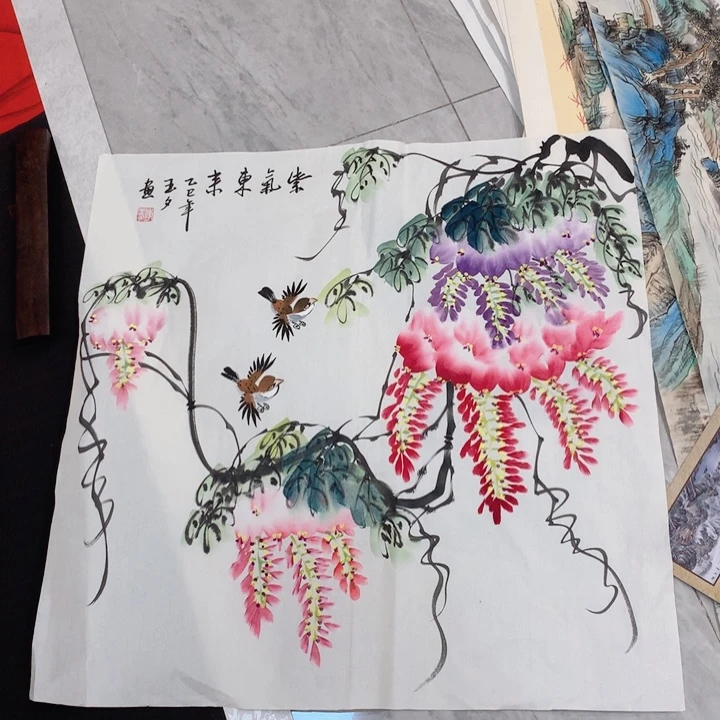 纸本国画艺术作品
