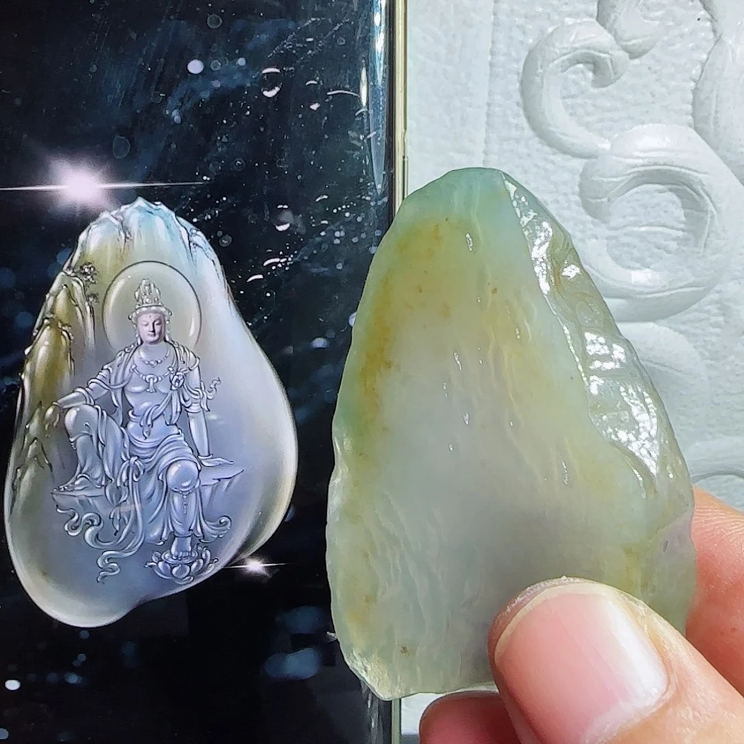 未镶嵌定制翡翠缅甸天然A货翡翠含老师工艺