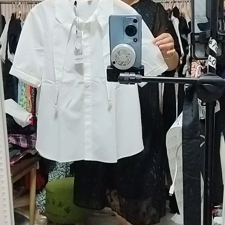 维纶氨纶长领子L码短袖