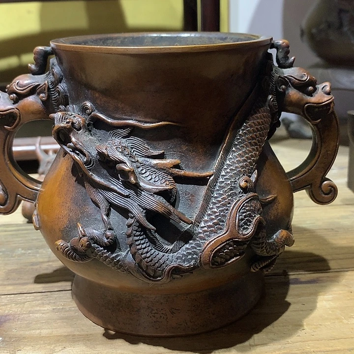 铜i****李龙炉 茶宠 摆件