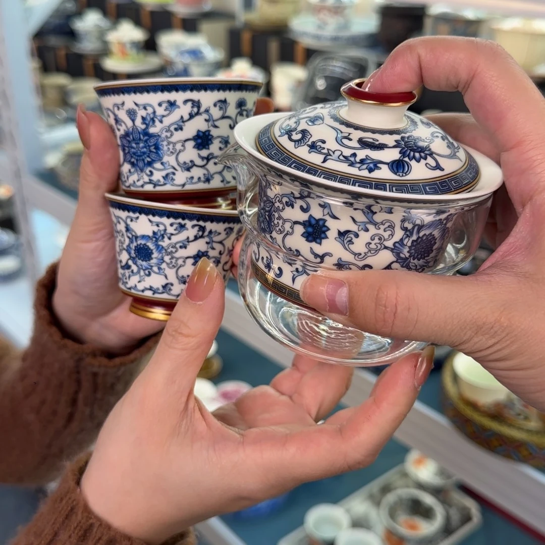 盖碗很好看很精致