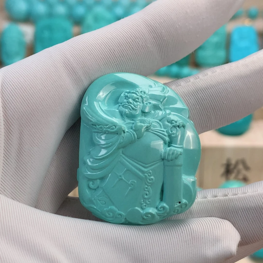 绿松石挂件未镶嵌