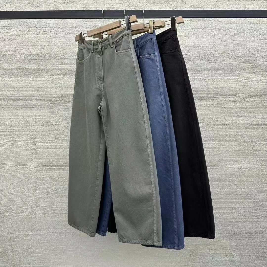 580 AT牛仔棉镰刀裤 NO退换