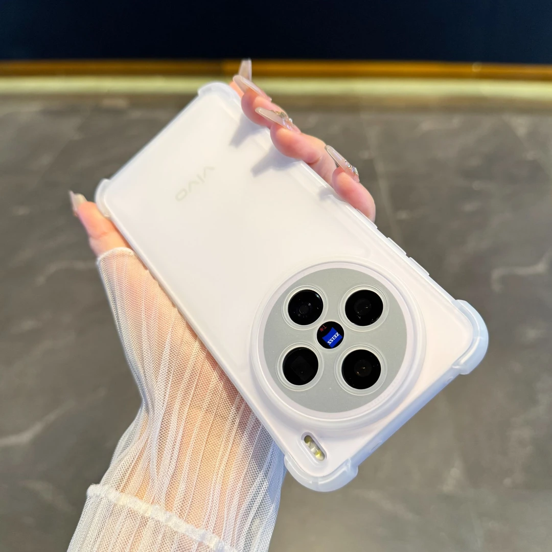 适用于vivox200s手机壳新款肤感磨砂x200ultra气囊防摔硅胶100pro