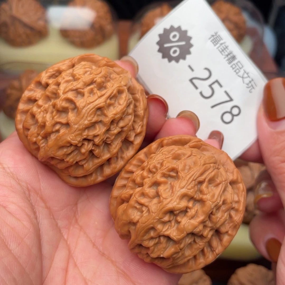 把件文玩核桃43毕业红锦鲤