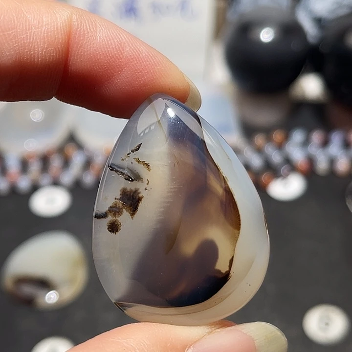 玛瑙/玉髓未镶嵌吊坠(不含链)