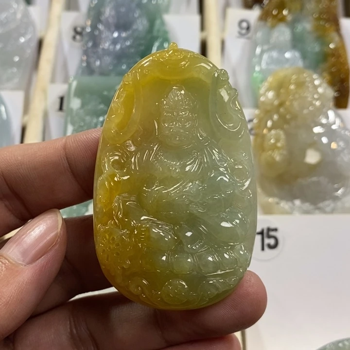 颈饰未镶嵌翡翠༒****༒黄财神