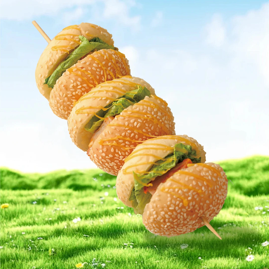 【现烤】一串汉堡|常温保存