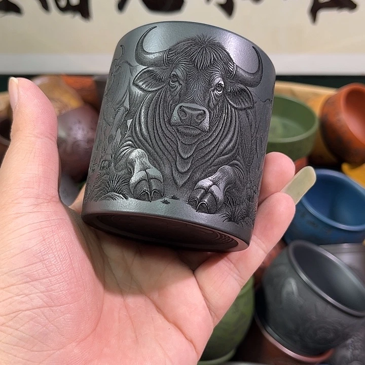 茶杯紫砂全手工紫砂主人杯