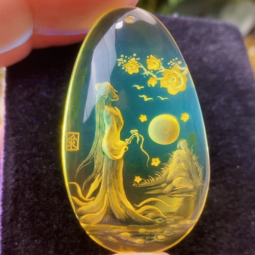 【闪购商品】金珀吊坠(不含链)未镶嵌