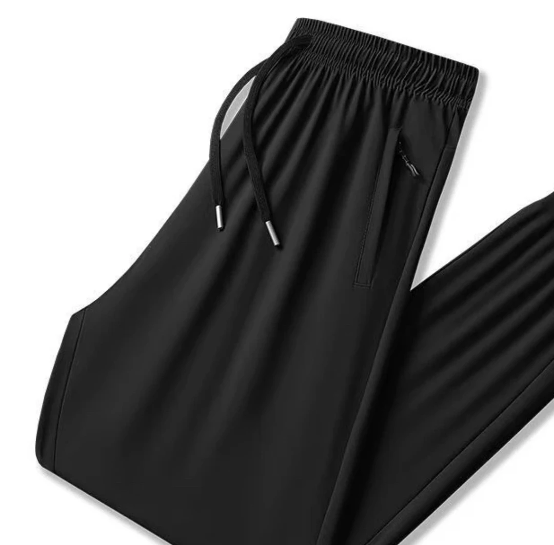 (树+树)硅胶小标情侣夏季冰丝长裤垂感设计款高弹力