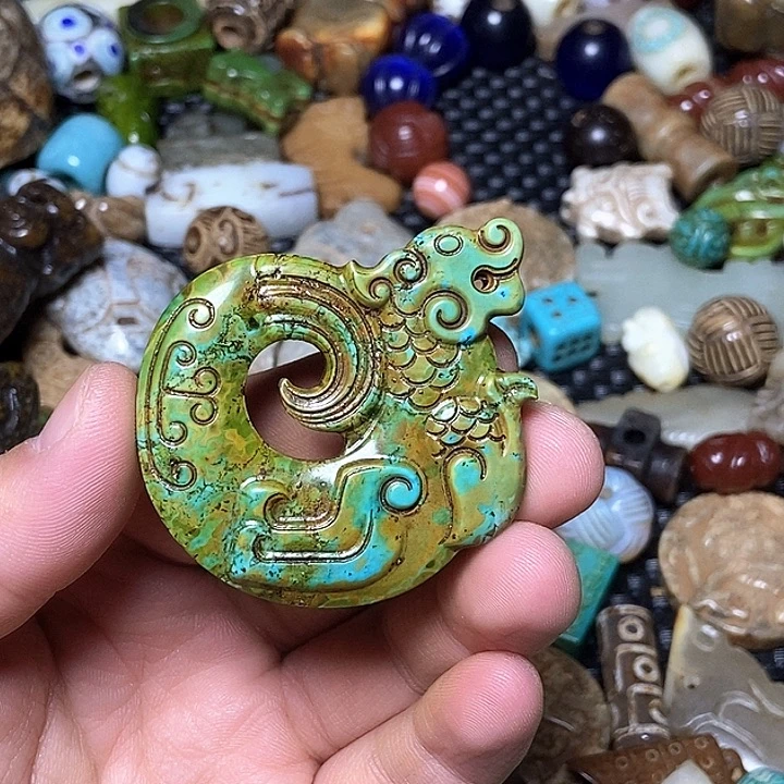 和田玉未镶嵌颈饰85