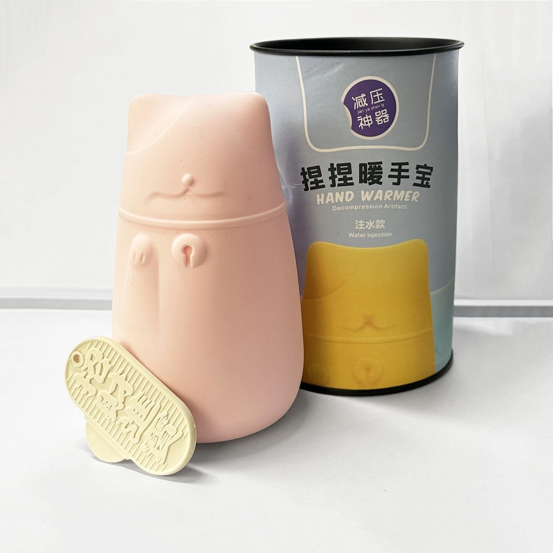 ！减压神器！注水式招财猫捏捏暖手宝G915