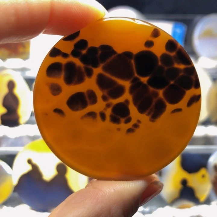 合金玛瑙/玉髓珠宝奇石38有瑕