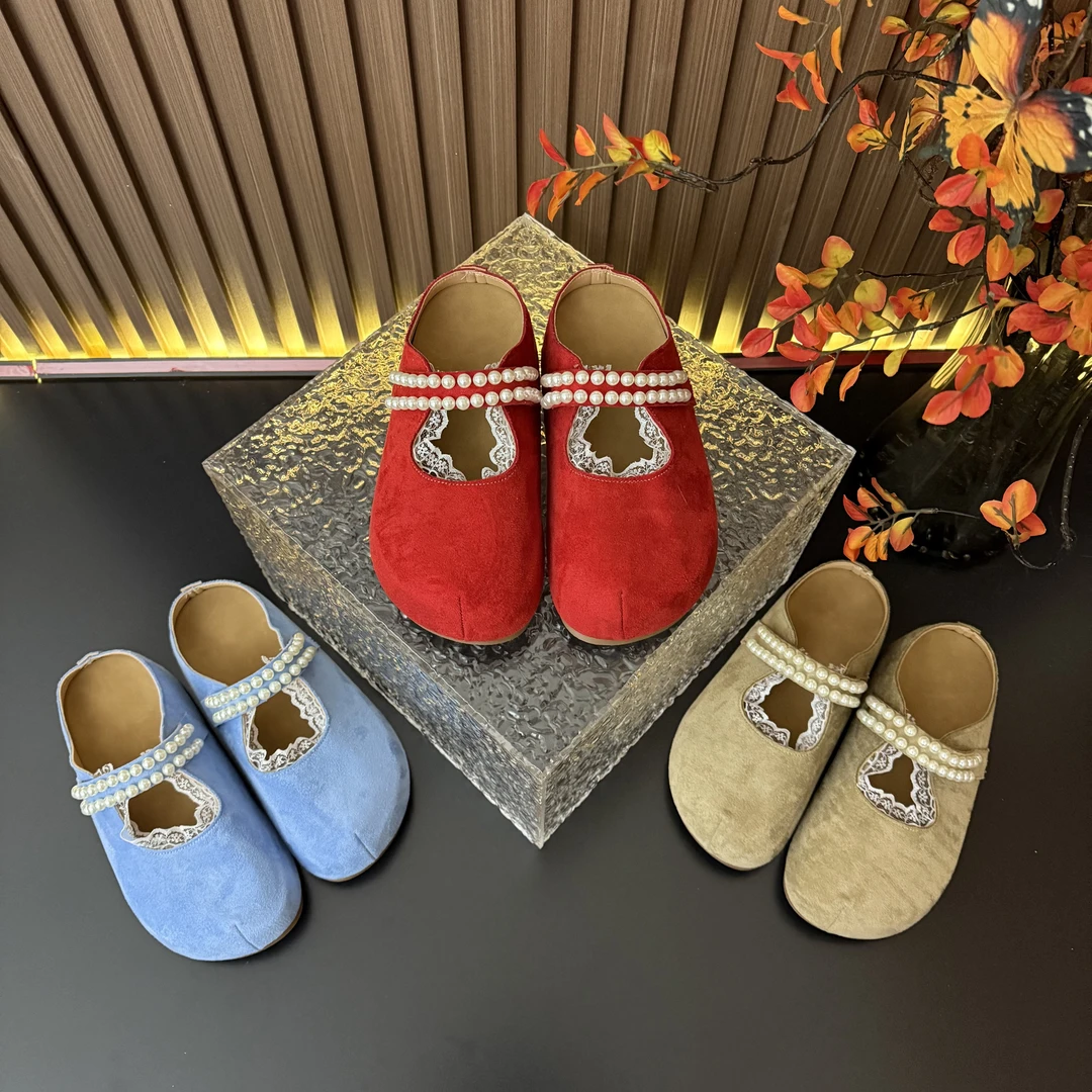 2025年春季新款时尚简约风侧扣厚底洋气爆款增高软底圆头半包拖鞋