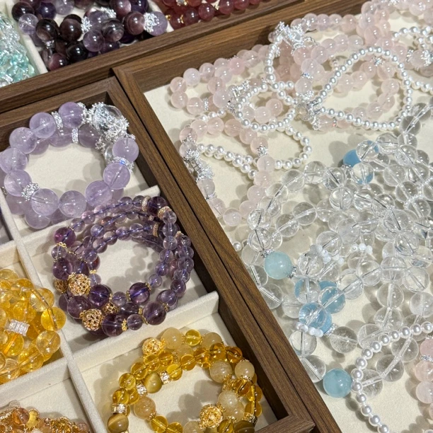 直播间专属 天然水晶手串 下单备注编号