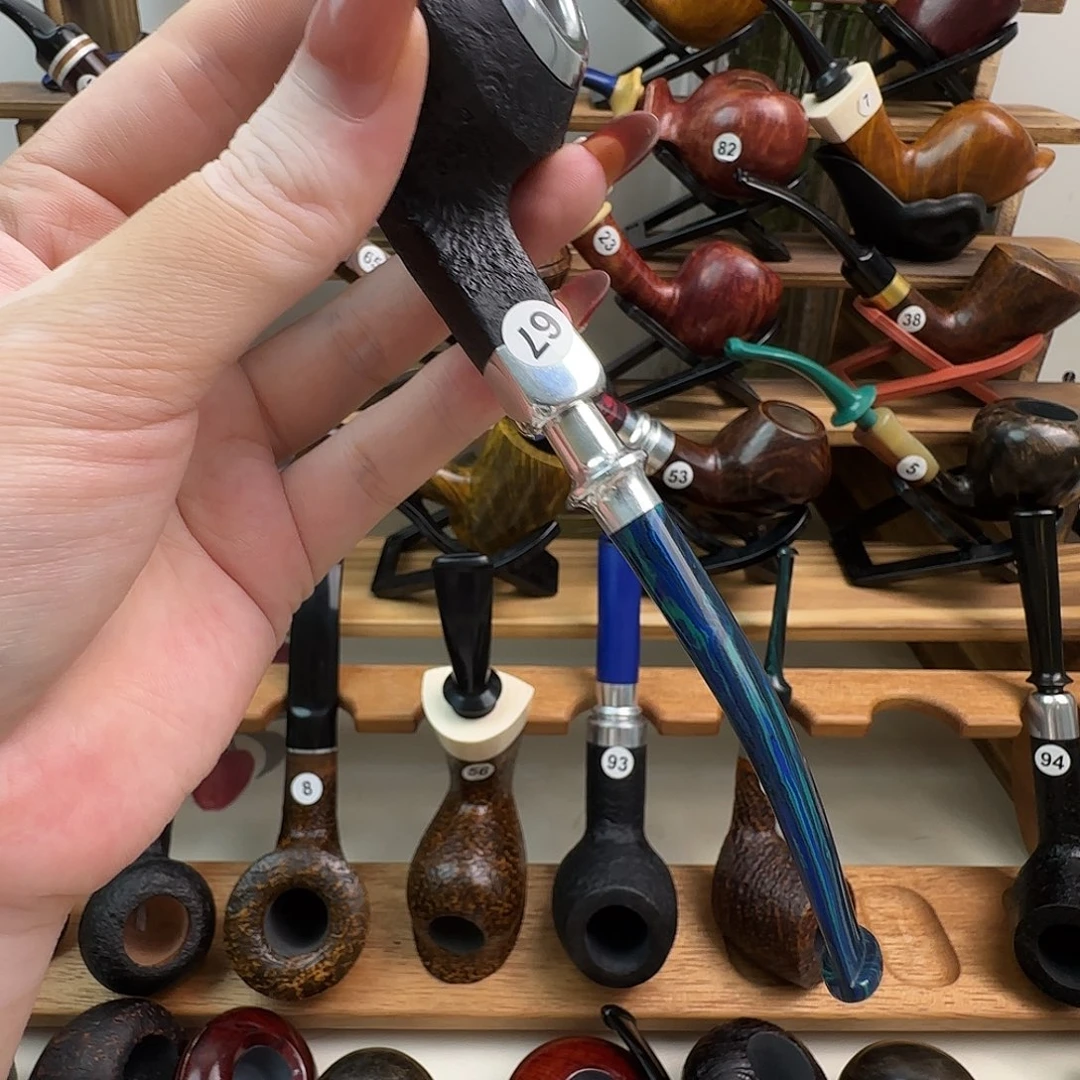 石楠木手工牛头烟斗