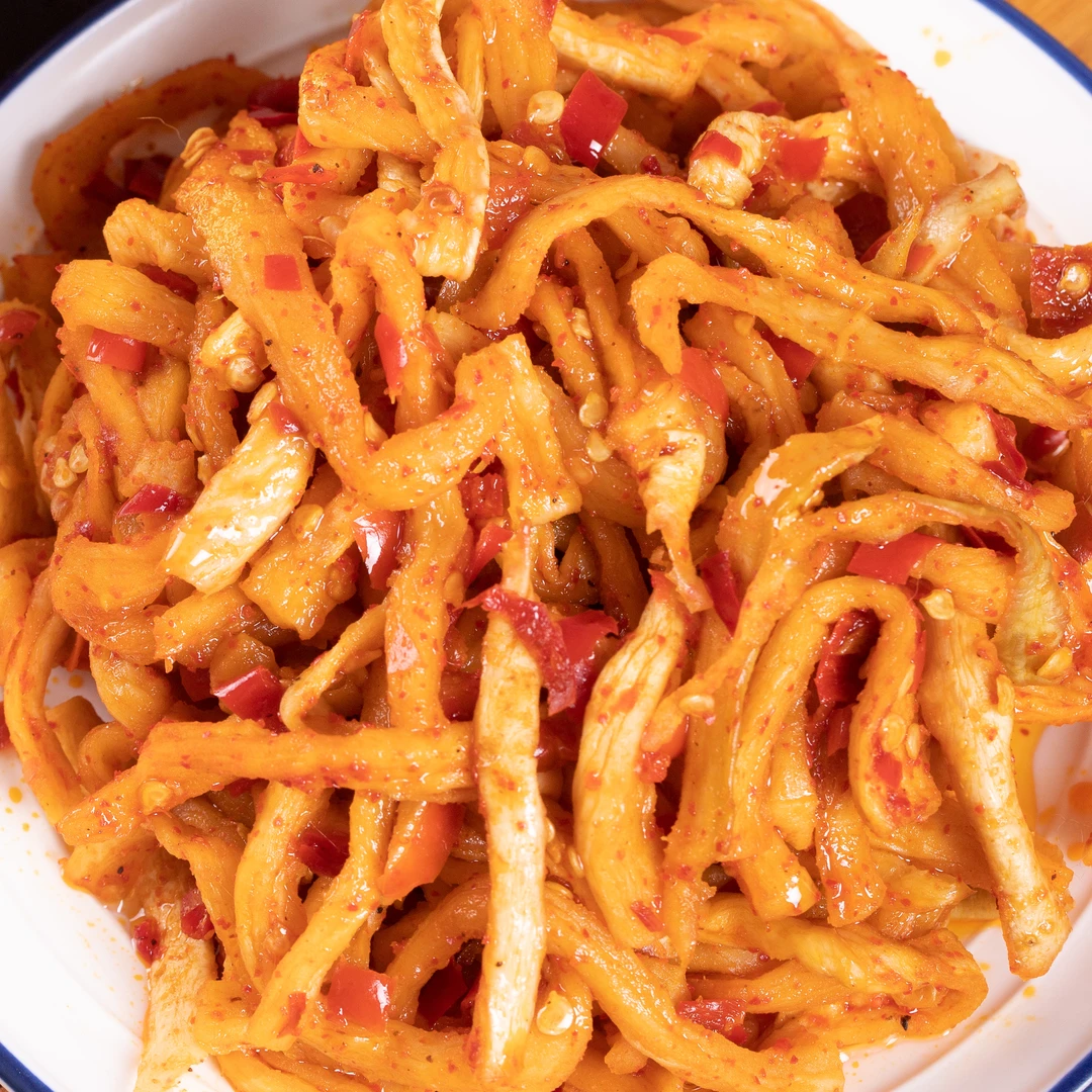 湖南衡东香辣脆萝卜条独立包装开胃爽口小零食