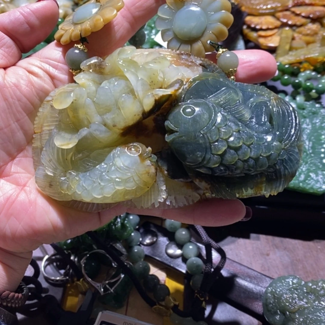 【闪购商品】岫玉毛衣链未镶嵌