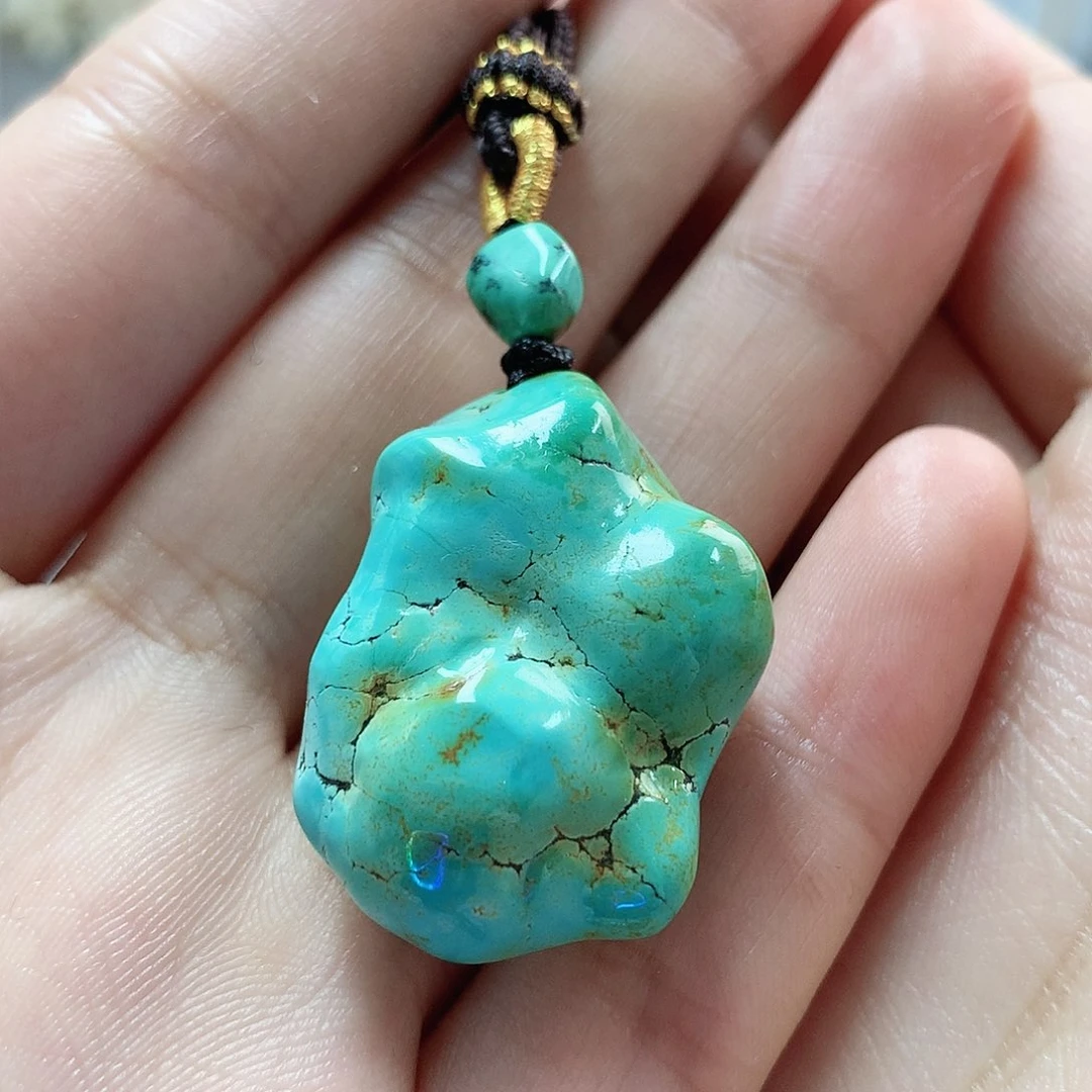 未镶嵌绿松石珠宝奇石