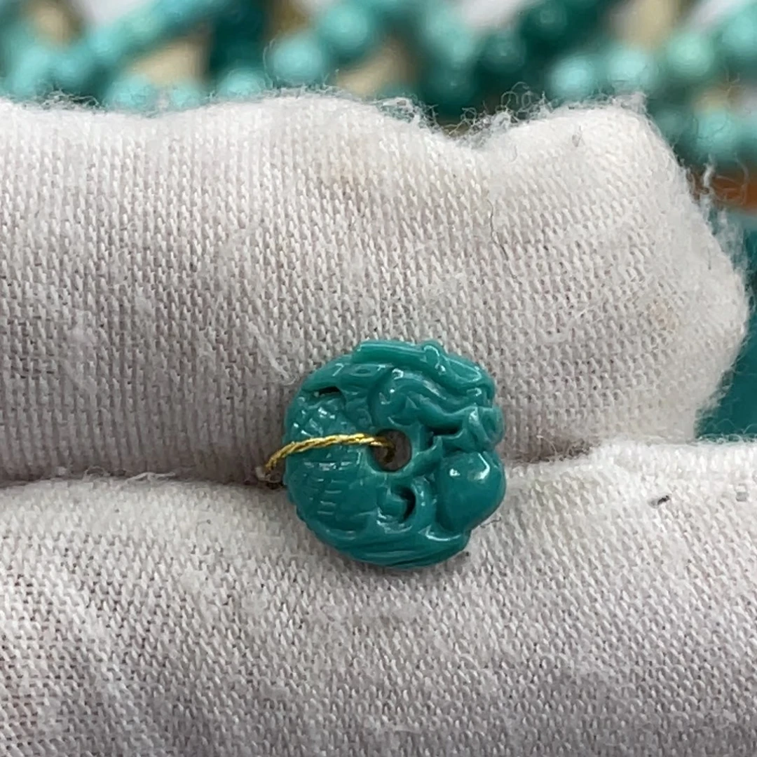 绿松石未镶嵌挂件