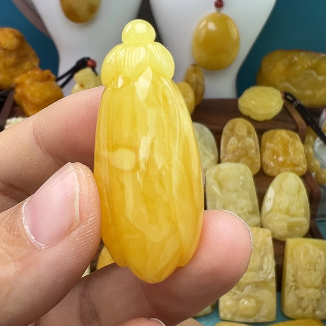 蜜蜡吊坠(不含链)未镶嵌