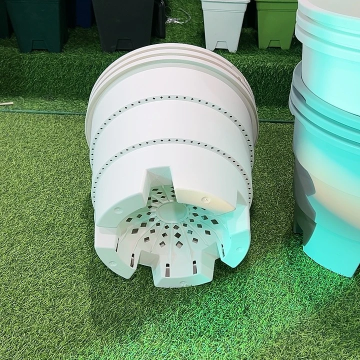 微瑕蓝莓盆口39高33白色3只无托