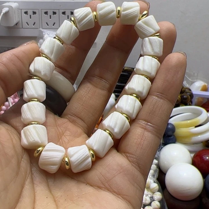 木质非金属独螺旋纹手串