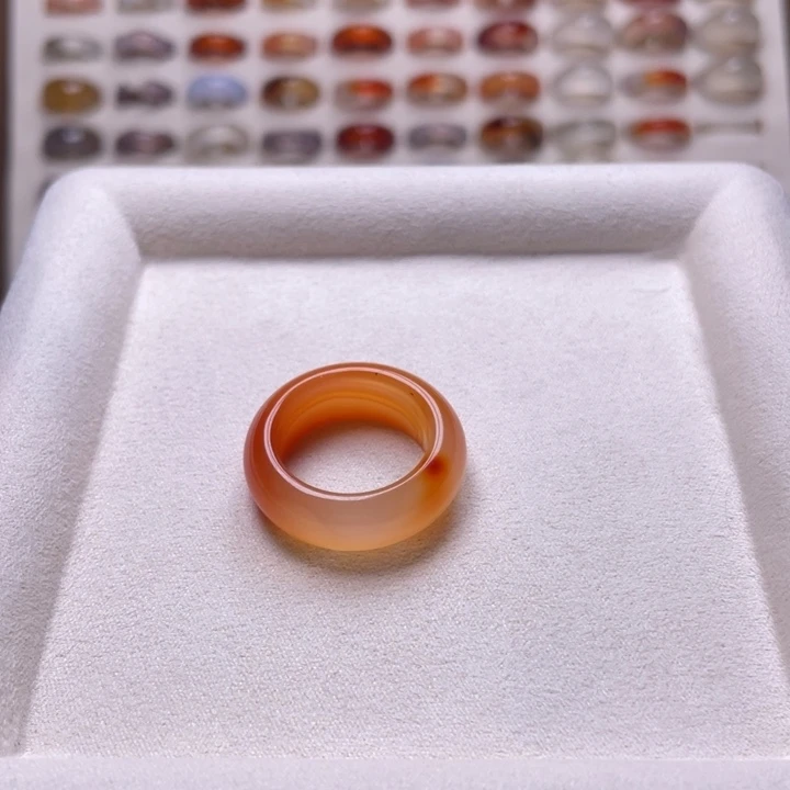玛瑙/玉髓戒指未镶嵌用****6