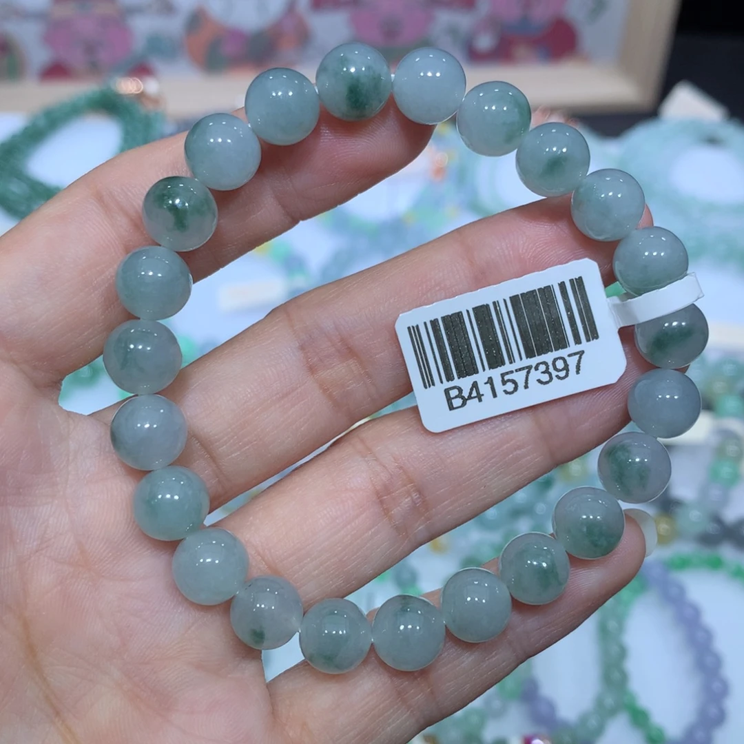 翡翠未镶嵌手链天然