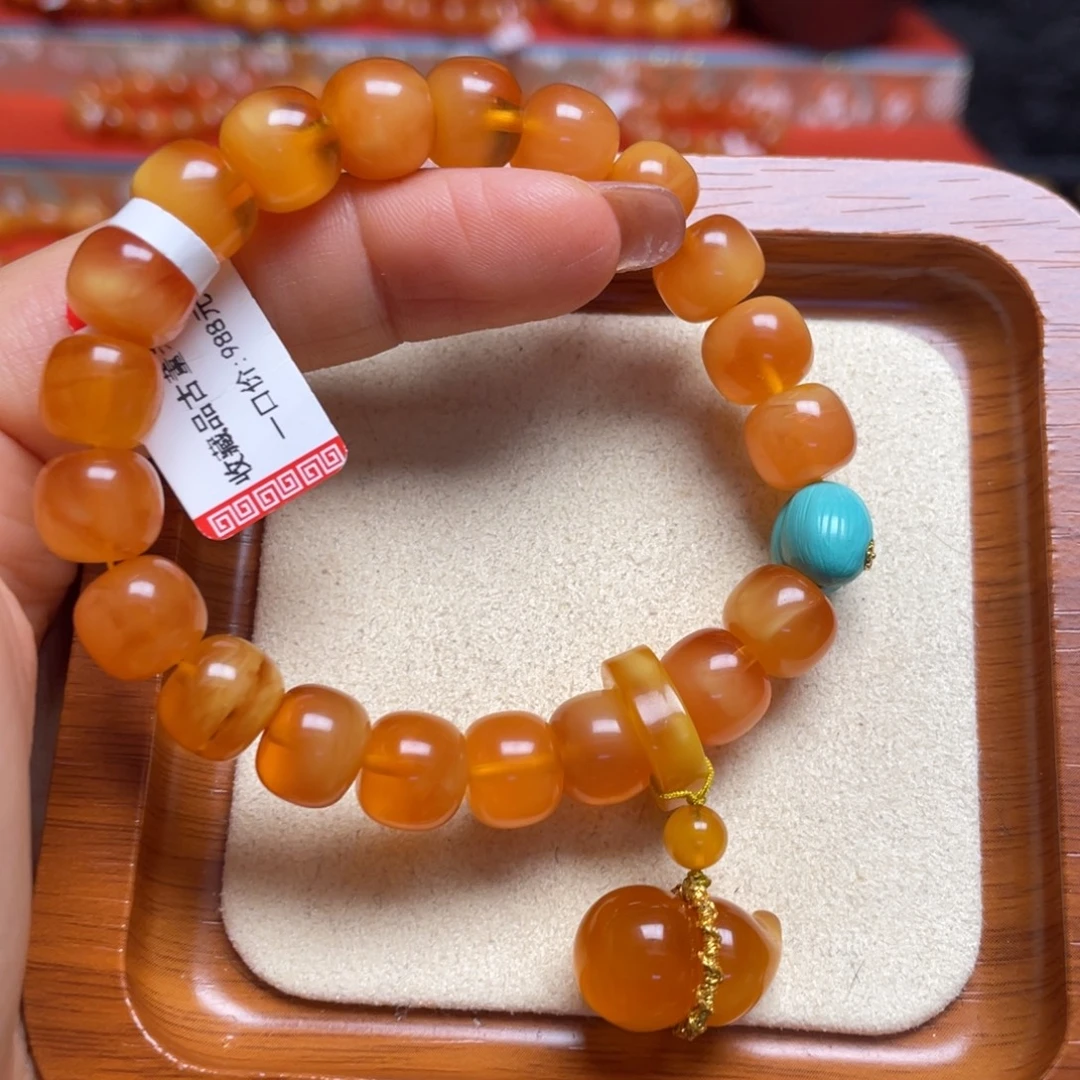 手链蜜蜡未镶嵌手串
