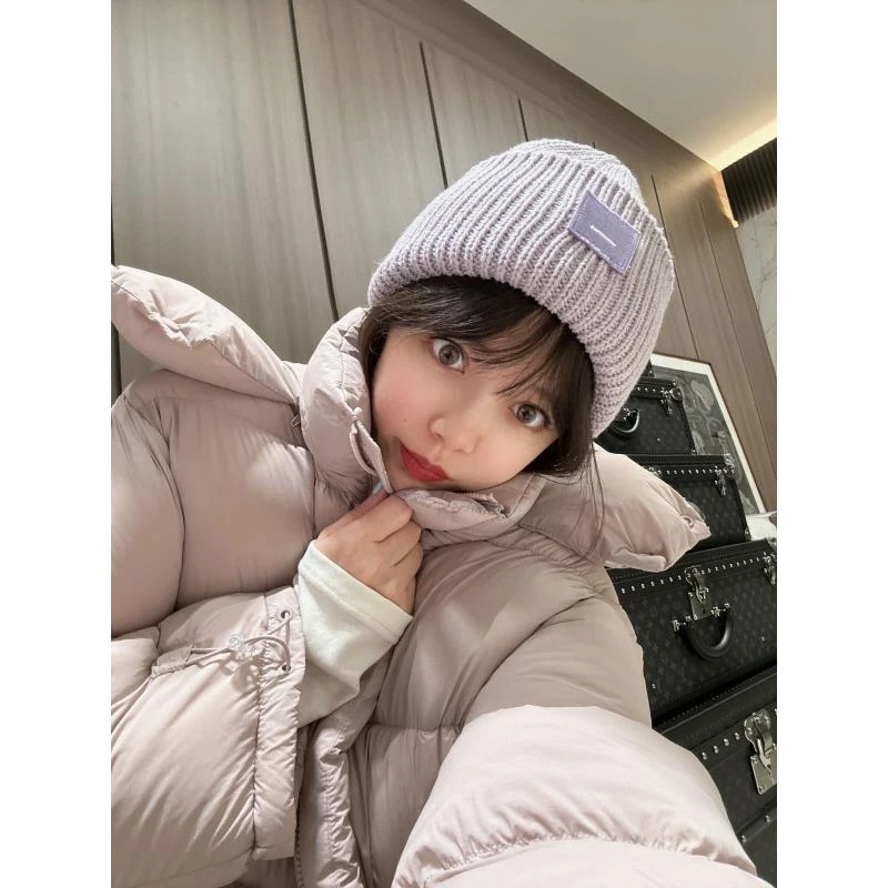 BETTER JOELAY-【方块笑脸帽】时尚秋冬针织帽软顶百搭HZ5119