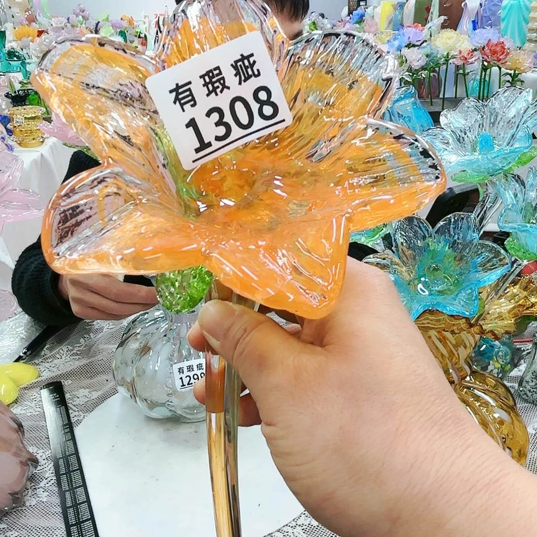 福利不退不换琉璃花瓶艺术品