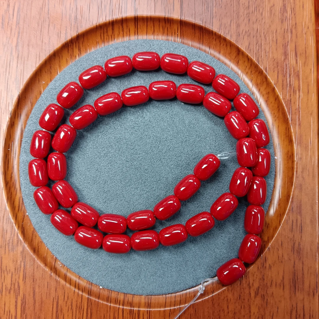 M213号-卡6mm桶珠半成品链子