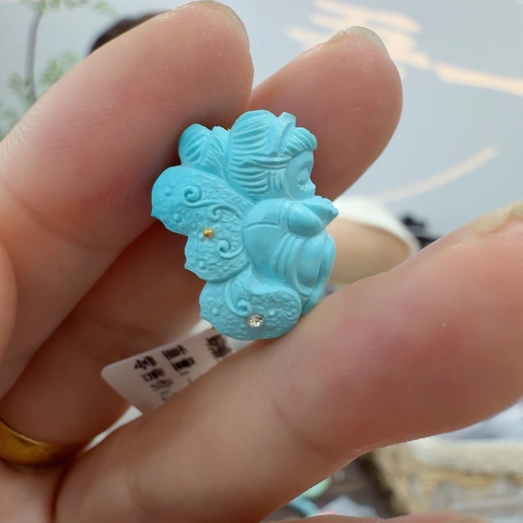 绿松石未镶嵌珠宝奇石