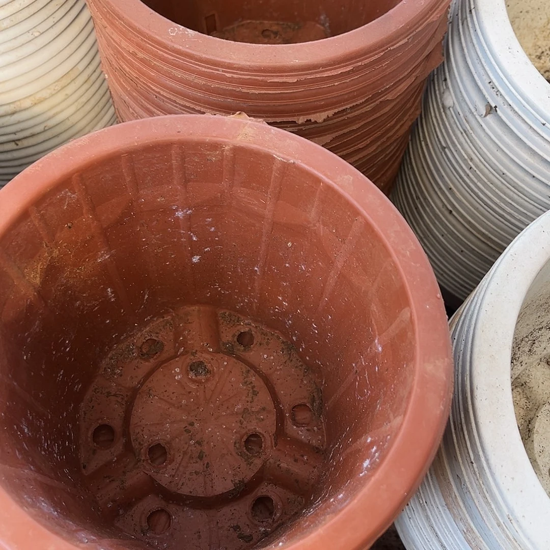 旧口径17高13红砖盆20个