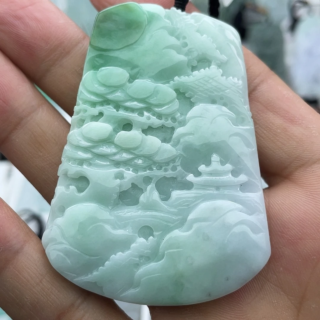 颈饰未镶嵌翡翠翡翠