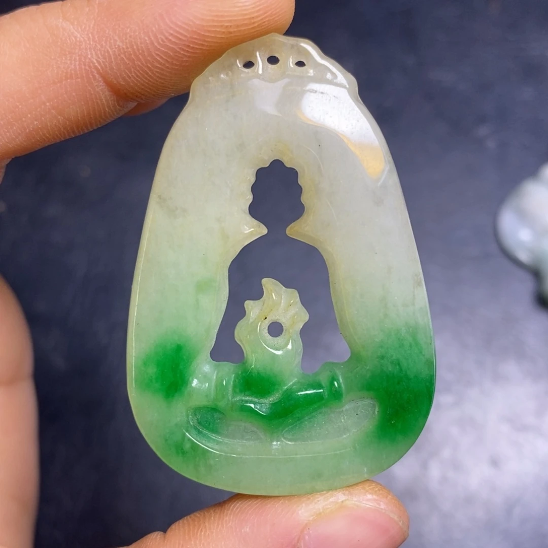 吊坠白玉菩提精品文玩
