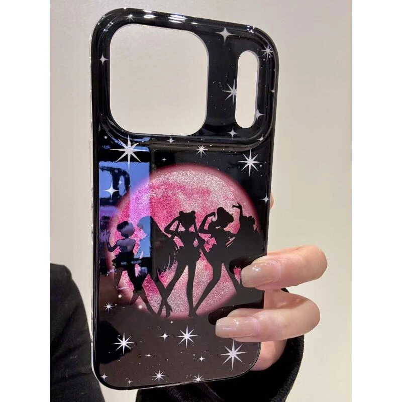 日系动漫月球美少女战士闪粉适用于iphone17promax苹果16手机壳15