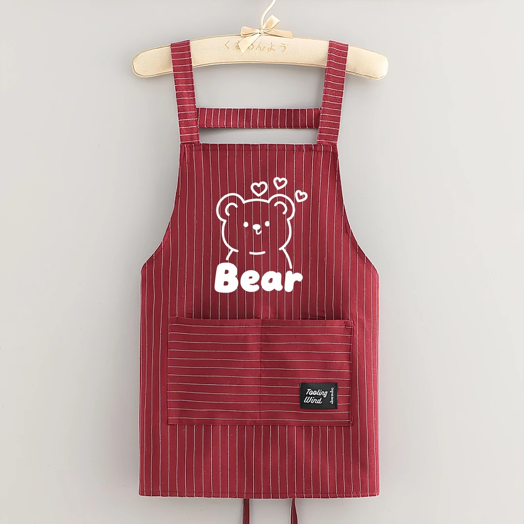 小个子围裙厨房防油做饭工作服炒菜罩衣上班专用厨房专用长袖围裙