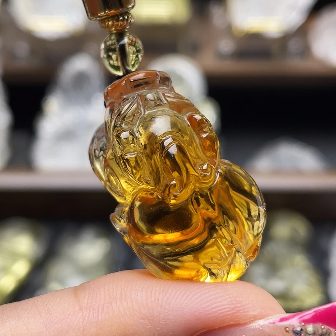 水晶未镶嵌吊坠(赠链)