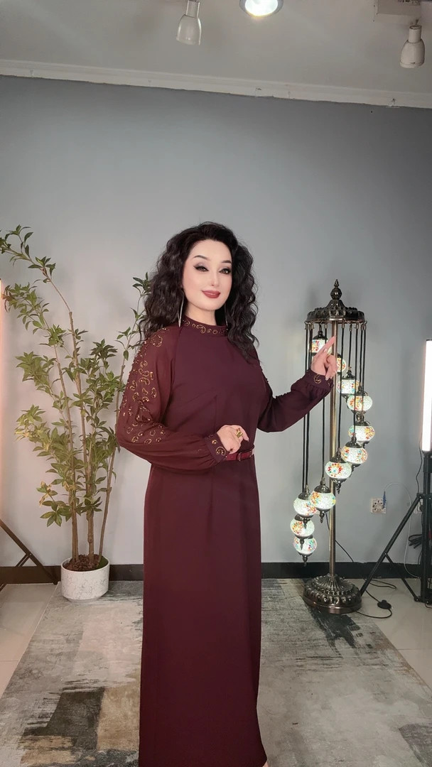 2024女装连衣裙复古长裙气质时尚百搭休闲长款修身显瘦修身夏季