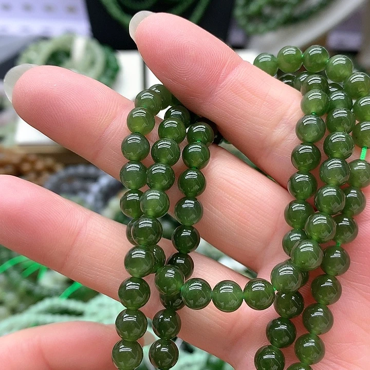 【闪购商品】和田玉手链未镶嵌张**作6