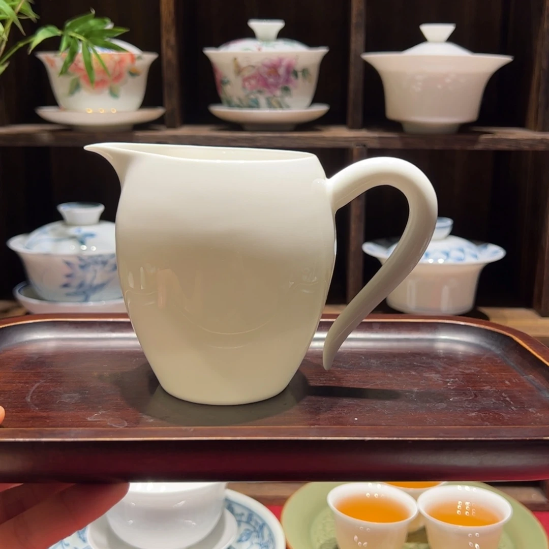 迷***吖骨瓷公道杯美人肩300毫升