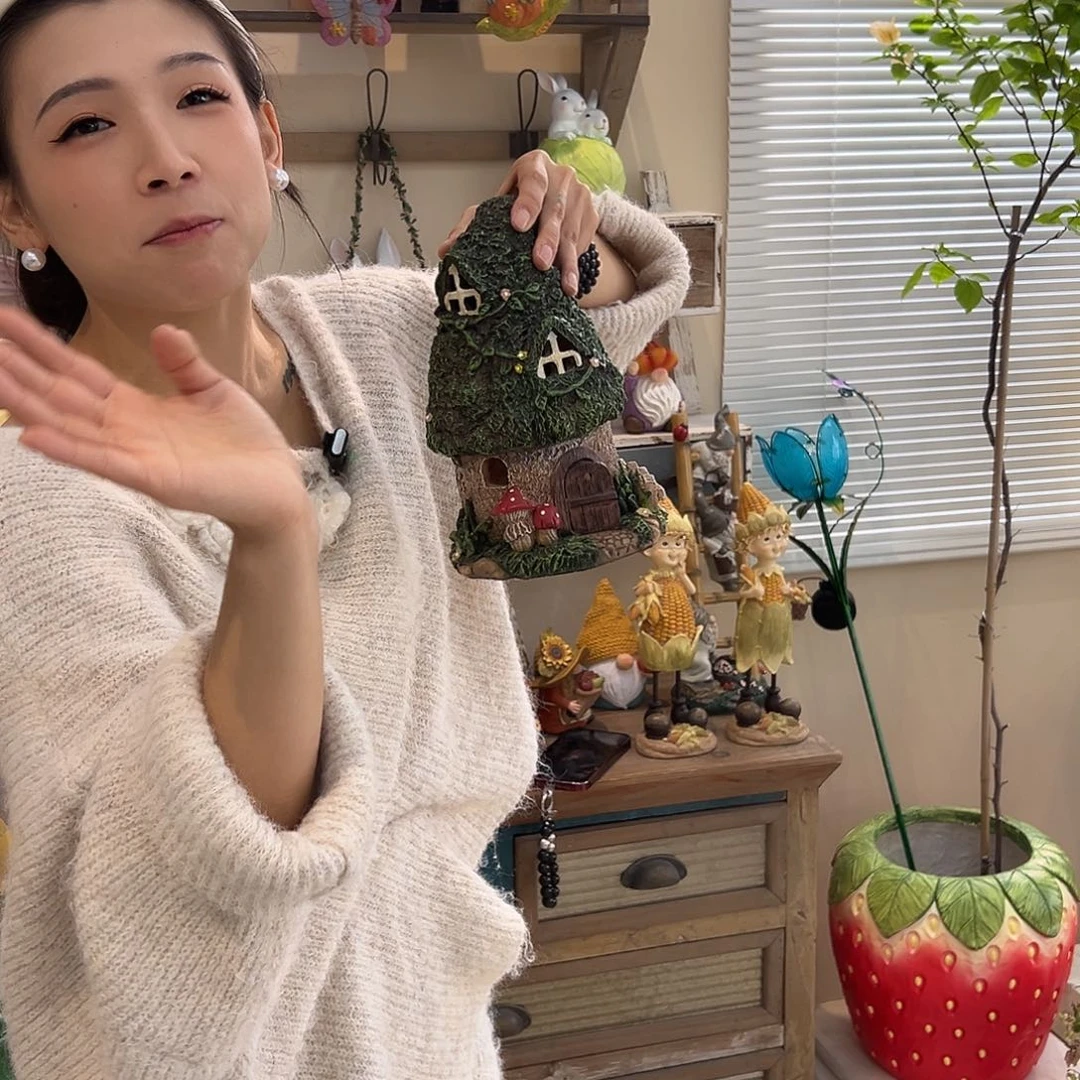 花园摆件红红火火