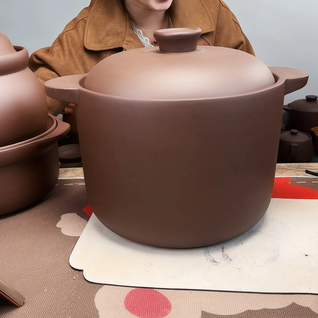 紫砂砂锅12升微微微微微微微微瑕