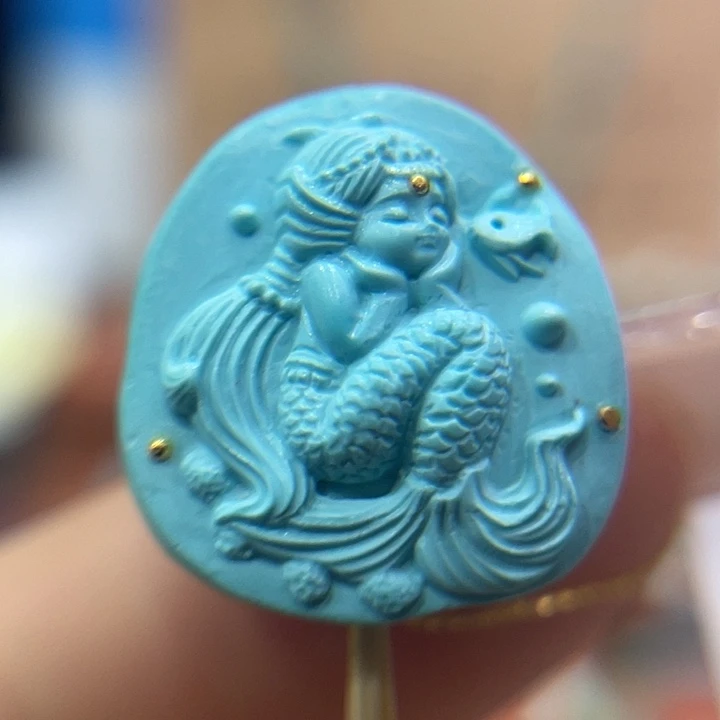 绿松石未镶嵌珠宝奇石