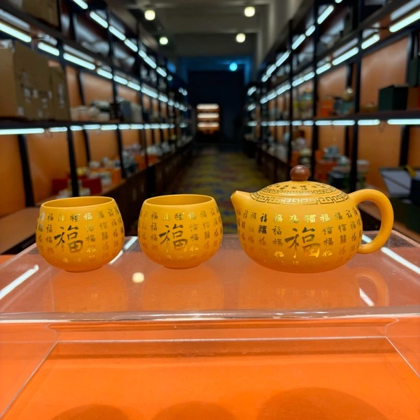 可乐瓷器 段泥百福紫砂凤鸣西施壶家用泡茶功夫茶具- 4932